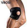 VBOSI Adjustable Open Patella Knee Brace for Men Women, Breathable Knee Support for Gym Running Workout Sports Injury Protection