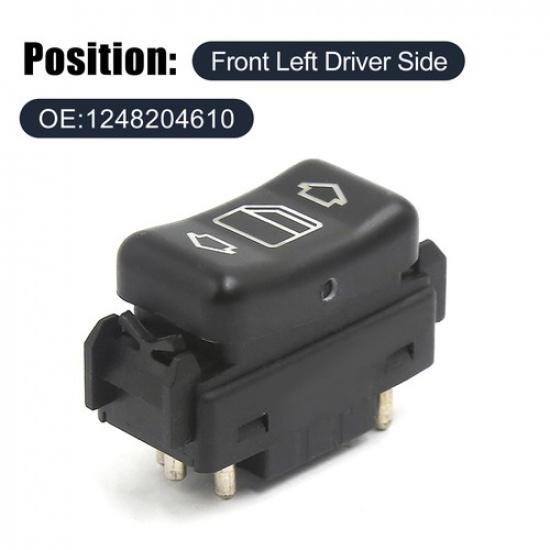 Master Driver Side Power Window Switch 1248204610 For Mercedes-Benz W124 W126 W