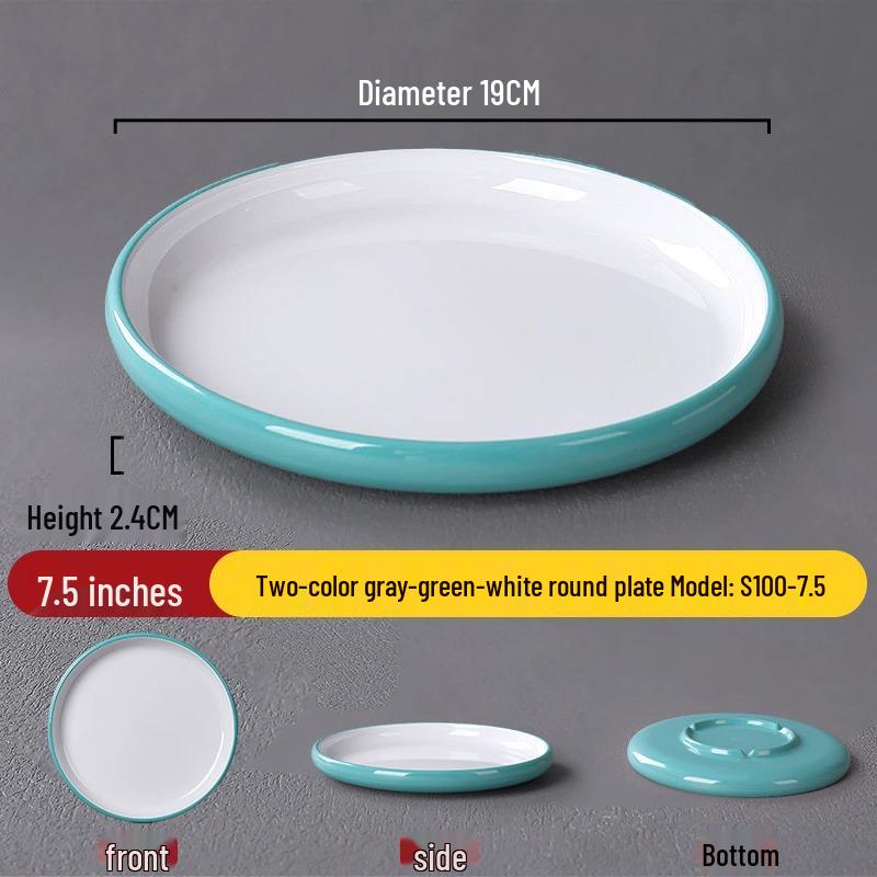 Melamine Nordic Style Cold Dish & Stir-fry Plate for Restaurants and Hotels