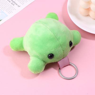 1 Unidade Pingente de Pelúcia de Sapo Verde Fofo Kawaii Pingente de Chave Pingente de Bolsa Presente de Aniversário Para Família e Amigos