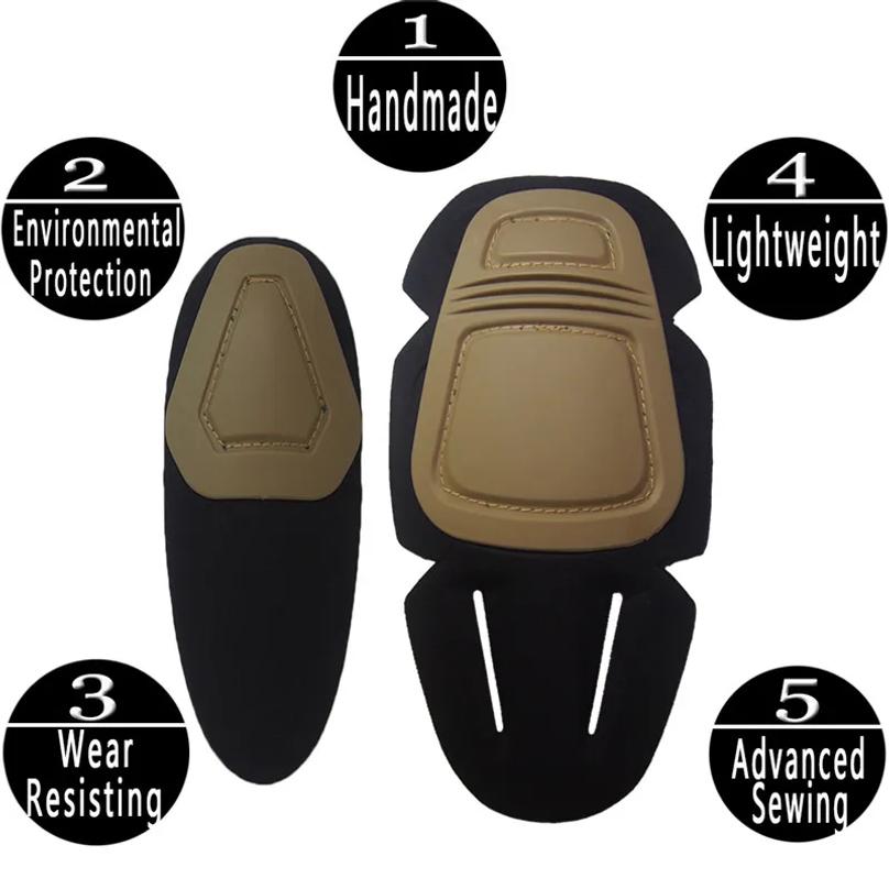 Sport-Sicherheitsknieschoner Ellbogenstütze Paintball Airsoft Taktischer Interpolierter Protektor G2G3 Frosch Oberteil Hose Ausrüstung Kampfkneepads