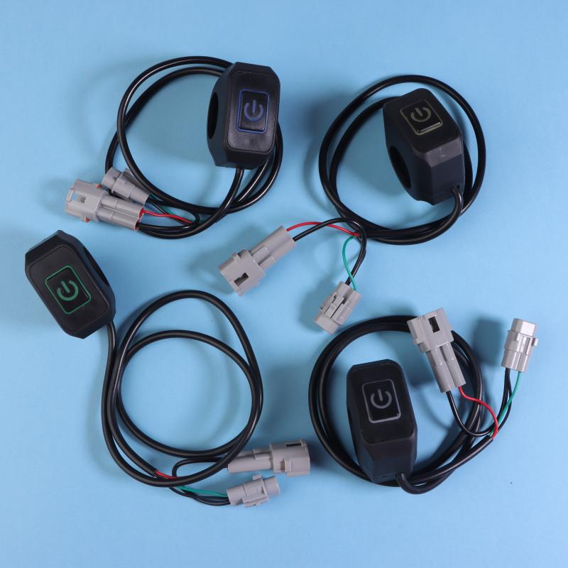 Motorrad Scheinwerferschalter Modifizierte Steuerung LED Licht 22mm Für Surron Light Bee X / S Für Talaria Sting Elektrofahrradteile