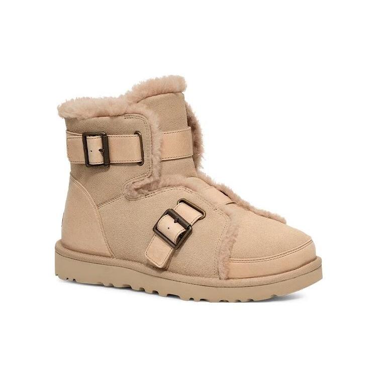 New UGG Dune Mini Buckle Boot 'Sawdust' Women's 1119431-SWD