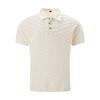 Summer New Simple Solid Colour Men's T-shirt Button Jacquard Casual Short-sleeved Polo Shirt Tops
