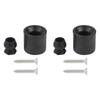 Trailer Door Holder Kit, 2 Set Low Profile Rubber Door Holder Bumper Fits RV Trailer