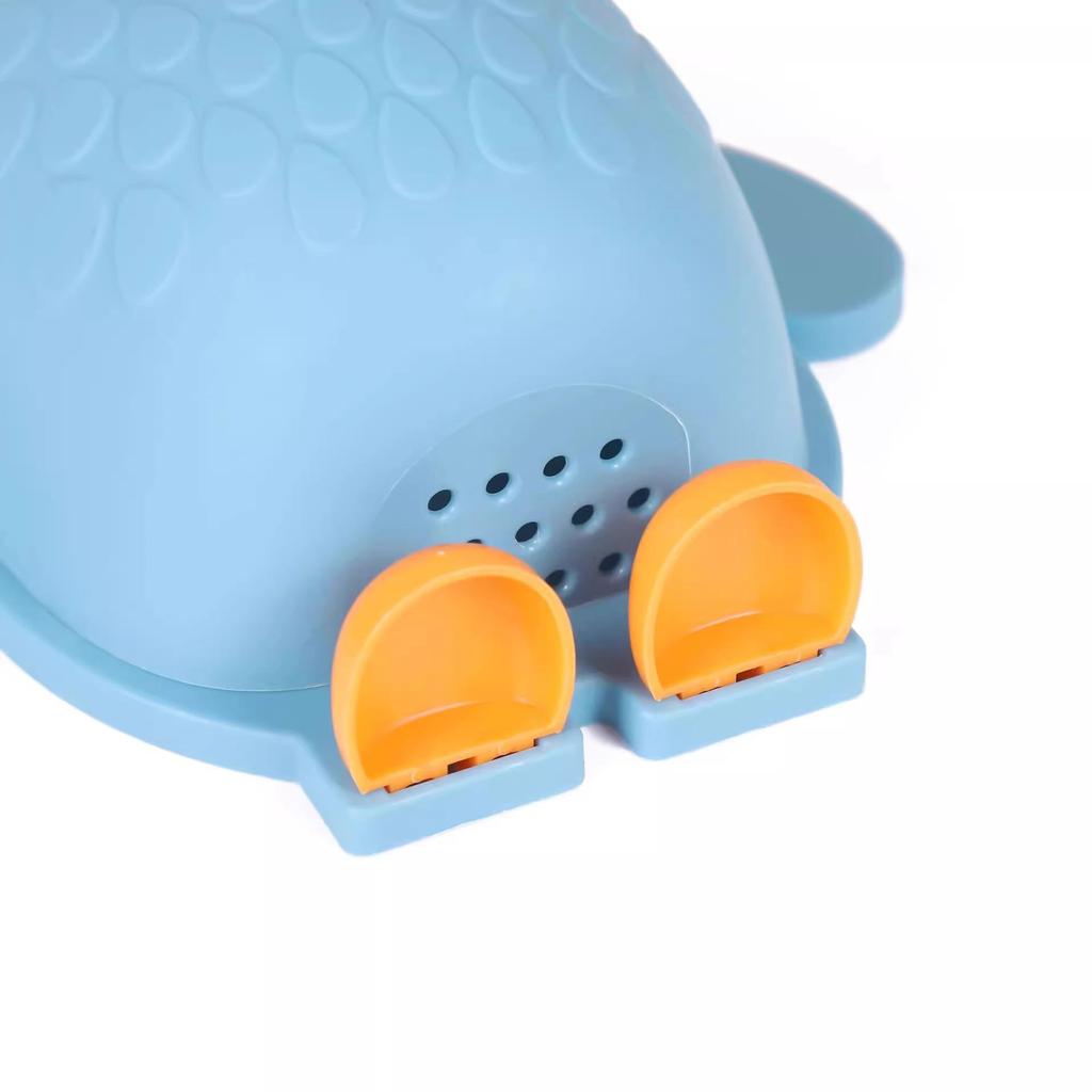 Multi-Purpose Storage Rack: Kitchen Utensil and Bathroom Toothbrush Holder, Punch-Free, Drainable Organizer.