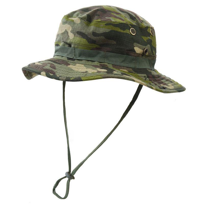 Men's Tactical Sun Protection Hat: Large Brim Outdoor Mountaineering, Fisherman & Cowboy Style, Foldable Bennie Hat.