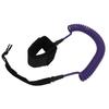 7mm 10Ft Surfing Foot Rope Adjustable Elastic TPU Surfboard Leg Straps Stand Up Paddle LeashPurple