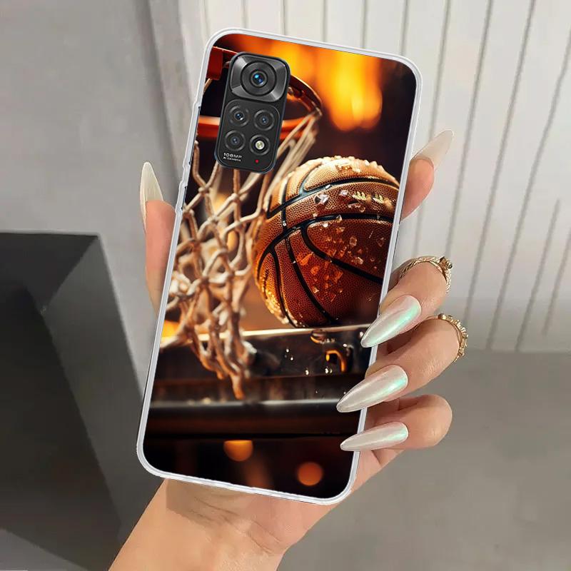 

Basketball Basket Play Phone Case for Xiaomi Redmi Note 15 14 14S 13 12S 12 Pro 11S 11 Plus 11T 11E 10S Soft Funda Print Shell R Note 14 Pro Plus