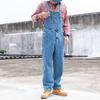 Pánské kalhoty s náprsenkou volné rovné pracovní kalhoty One Piece Workwear Suspenders Sub