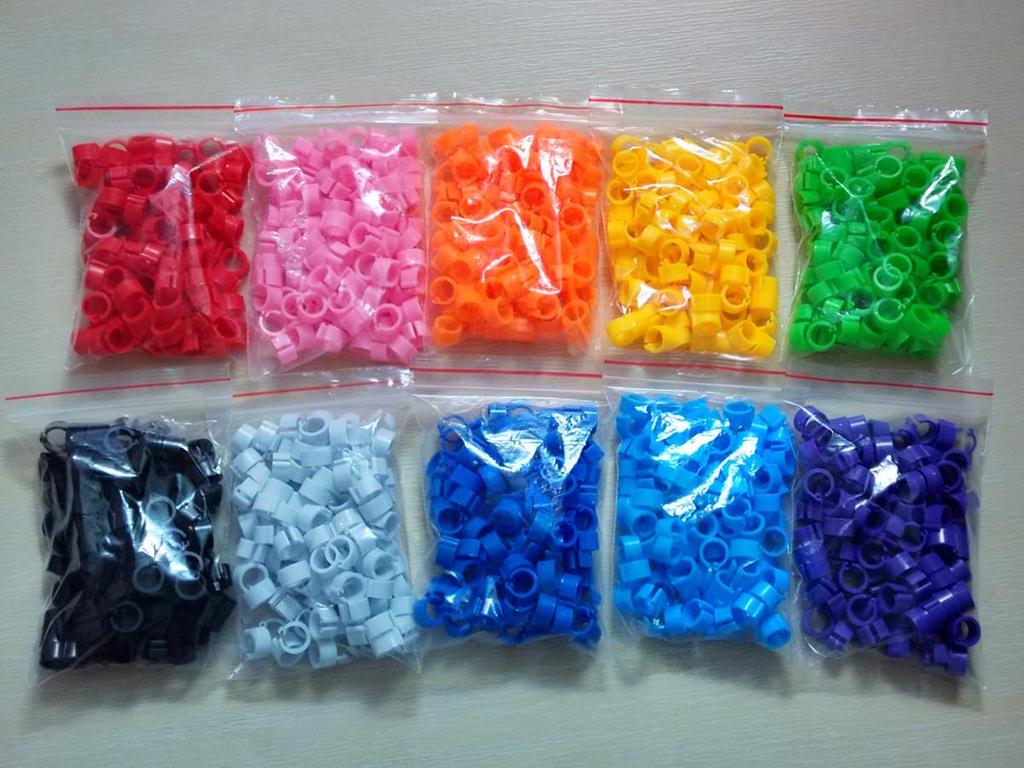 8mm Blank Pigeon Leg Identification Rings for Racing Pigeons