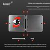 Ansairui No-Drill 304 Stainless Steel Double Glass Door Lock