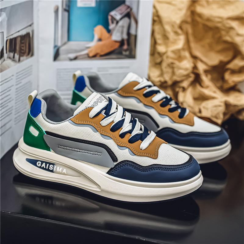 Neue Mode Herren Vier Jahreszeiten Bequeme Schuhe Studenten Männlich Jungen Trendige Weiche Sohle Atmungsaktive Lässige Lauf-Sneaker