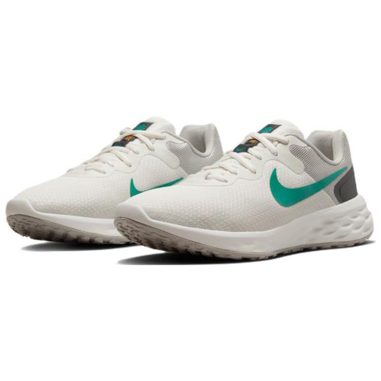 Nike  Revolution 6 Next Nature Phantom Neptune Green Women Sneakers White Light-Iron-Ore Dark-Smoke-Grey DC3729-008