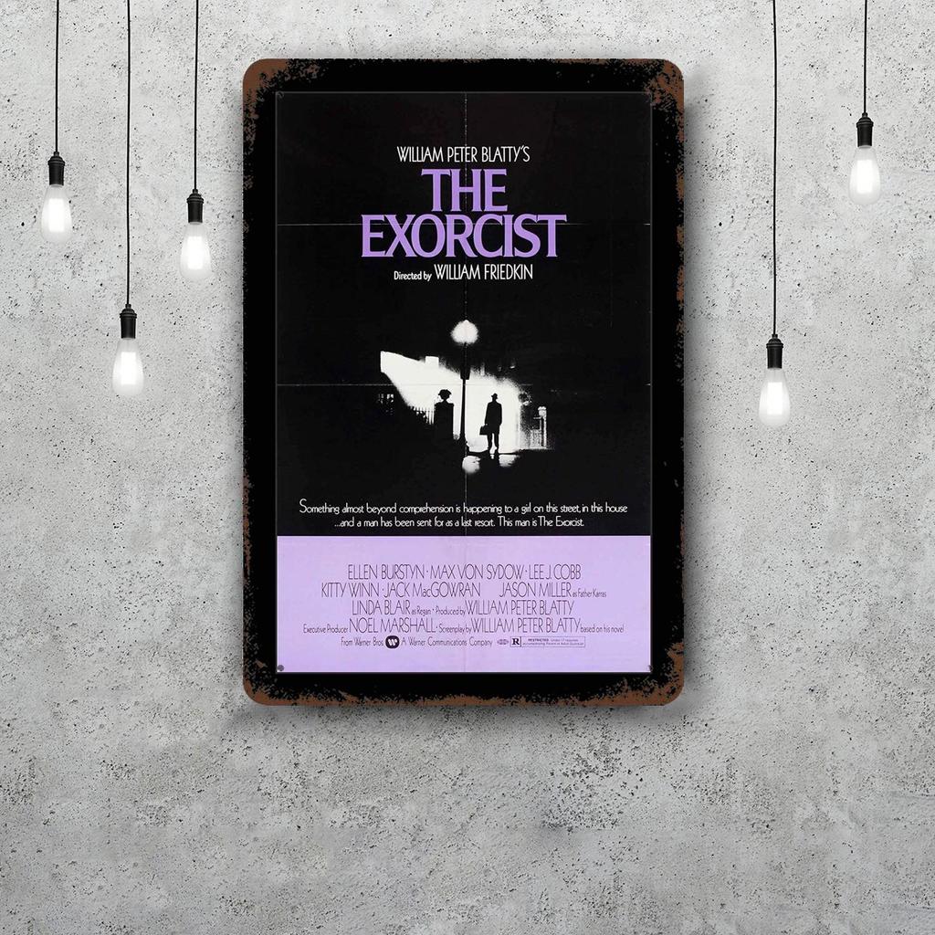 The Exorcist Movie Metal Signs Wall Decor Vintage Tin Signs Captain Metal Poster Decor for Bar Pub Club Wall Decoration