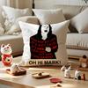 The Room TTommy Wiseau Pillow Case Antidustmite Pillowcase Invisible Zipper Silky Short Plush Sofa Cushion Cover