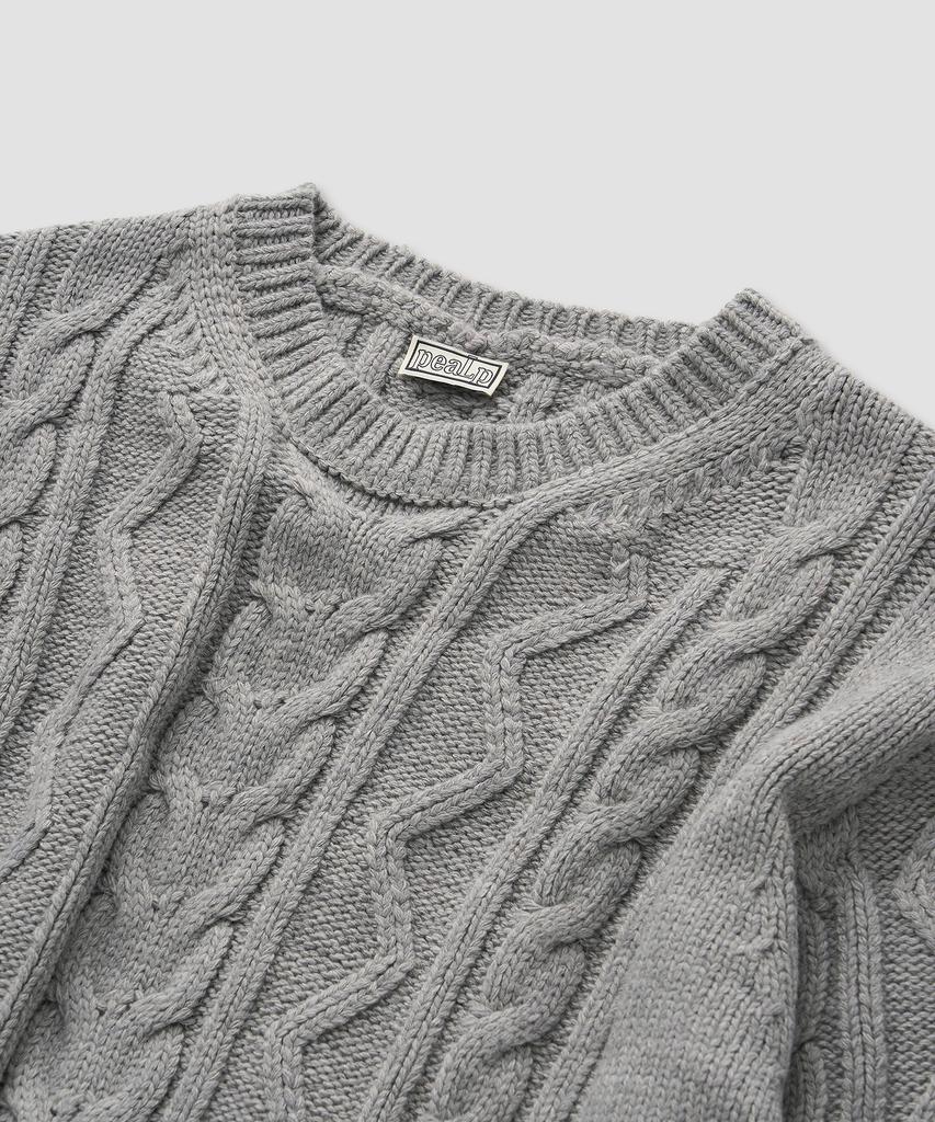 Pilpeu Cable Classic Knit 30(Light Gray)