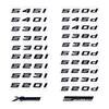 ABY1 Old Style Trunk Letter Emblem Sticker for BMW 5 Series E39 E60 E61 F07 F10 F11 G30 G31 - 520d 525d 528d 530d 535d 540d 545d