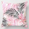 Pink Leaf Feather Pillowcase Office Living Room Home Pillowcase Car Ornaments