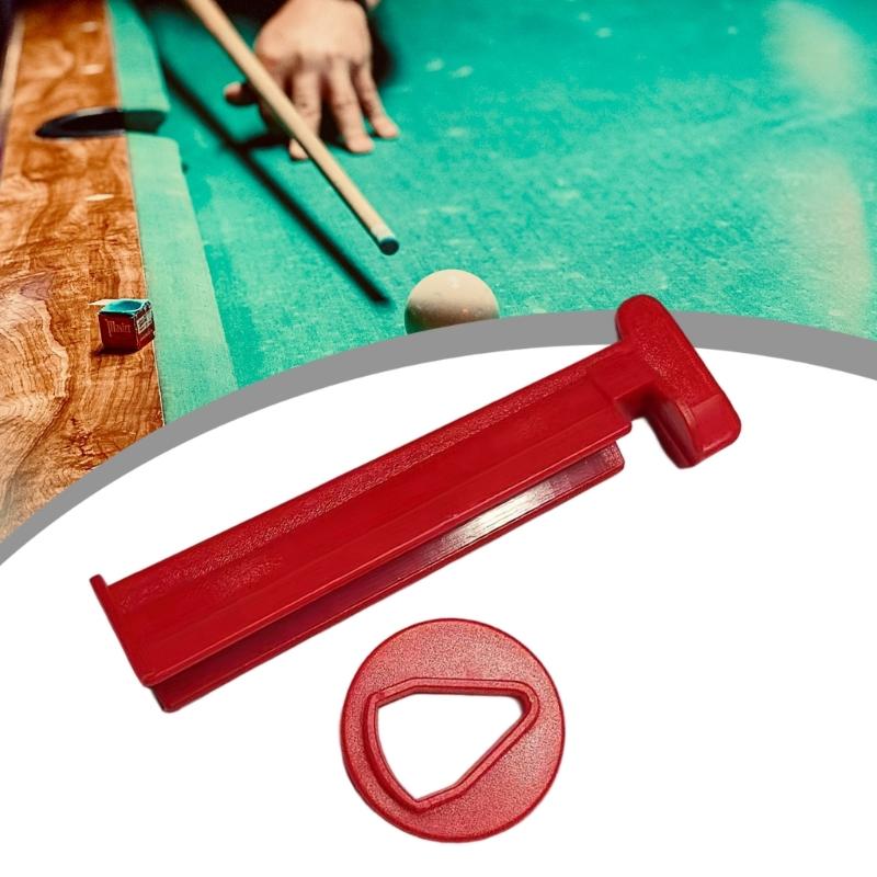 Portable Pool Cue Tip Shaper Hand Tool Pool Cue Repair Tool  Plastic Pressure Tool for Billiards Accessories Easy To Use