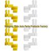 Clip per asta di blocco porta maniglia portellone Toyota, Giallo e Bianco, Set da 5