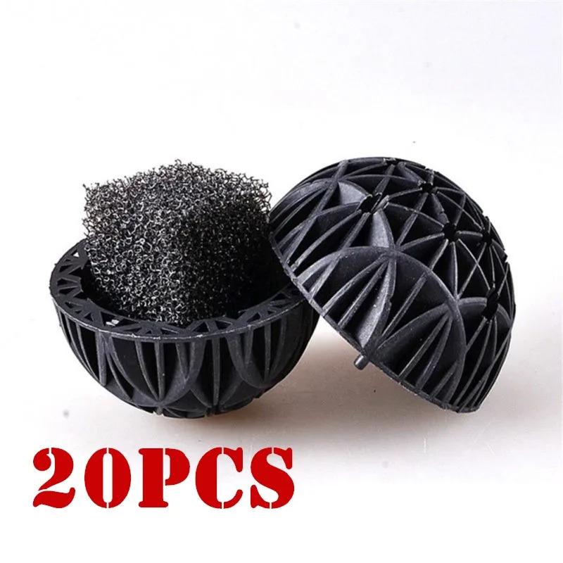 

20 шт. аквариумных биошариков для пруда 16 мм фильтрующий материал для аквариума морской(16мм) Стабилизатор качества воды LS 20pcs