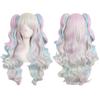 Lolita Double Ponytail Curly Cosplay Wig with Tiger Clip