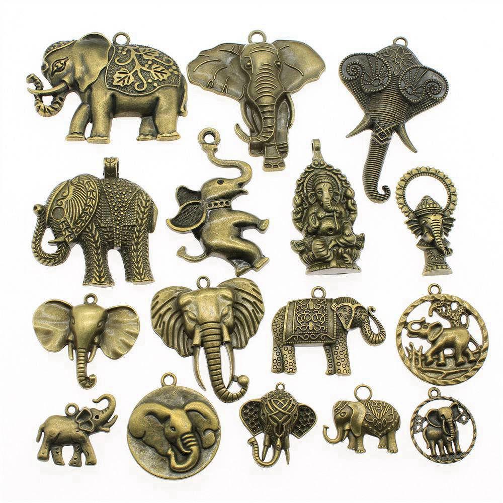 Charms Mix Mixed Plant Animal Pendants Minimalist Jewelry Components QC083