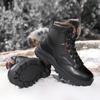 FashionWinter shoes Waterproof Men Boots Plush Super Warm Snow Boots Men Sneakers Ankle Boots Outdoor Men's cotton shoes Botas Hombre