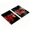 Glass Kitchen Cutting Boards with Graphics Strawberry Water 2x40x52 Cm