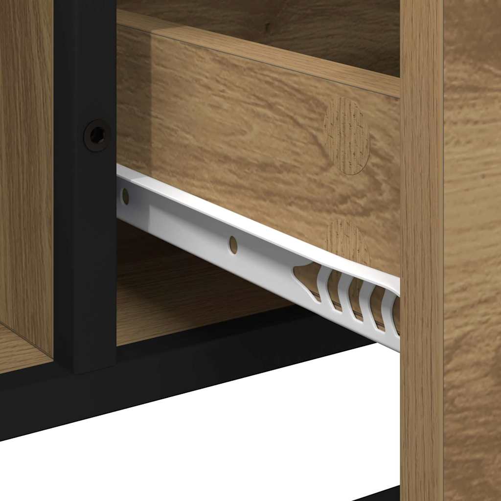 Bathroom Cabinet Artisan Oak 65 X 33 X 60 Cm Particleboard