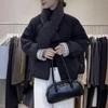 Women's 2024 Korean Patchwork Down Cotton Snood Coat - Winter Loose Fit, Thick & Warm