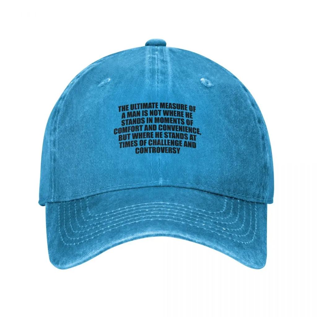 The Ultimate Measure of a Unisex Is Not Where He Stands In moUnisexts of Comfort and Convenience But Where He Stands At Baseball Cap