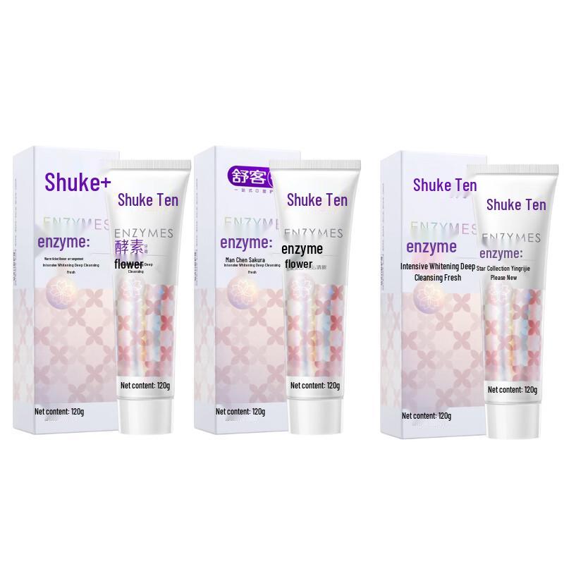 Saky Whitening Enzyme Toothpaste - Dancing Cherry Blossom (3-Pack)