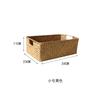 Fruit Storage Box Cosmetic Storage Container Woven Seagrass Storage Baskets Straw Rattan Basket Desk Organizer Picnic Basket