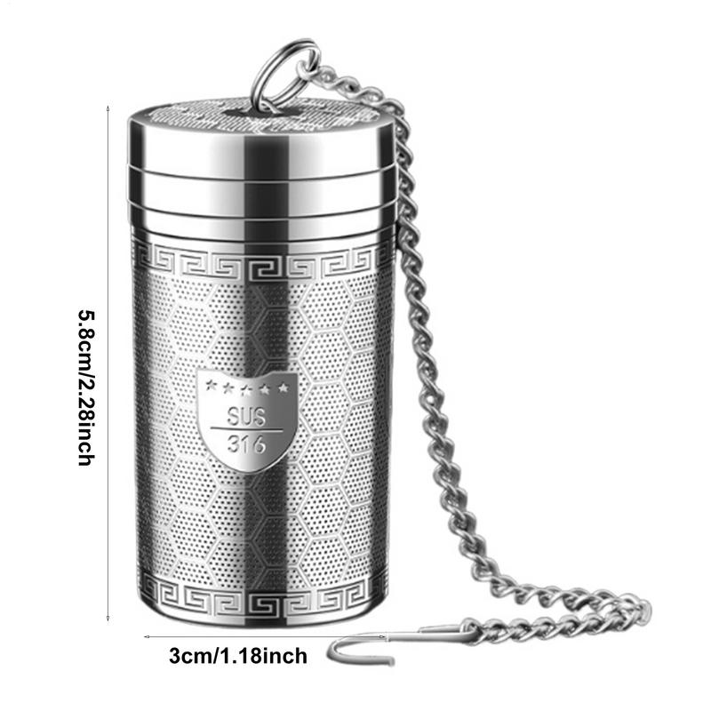 Tea Infuser Stainless Steel Mesh Filter Tea Infuser Teapot Tray Tea Strainer Herbal Filter Kitchen Teaware Accessories