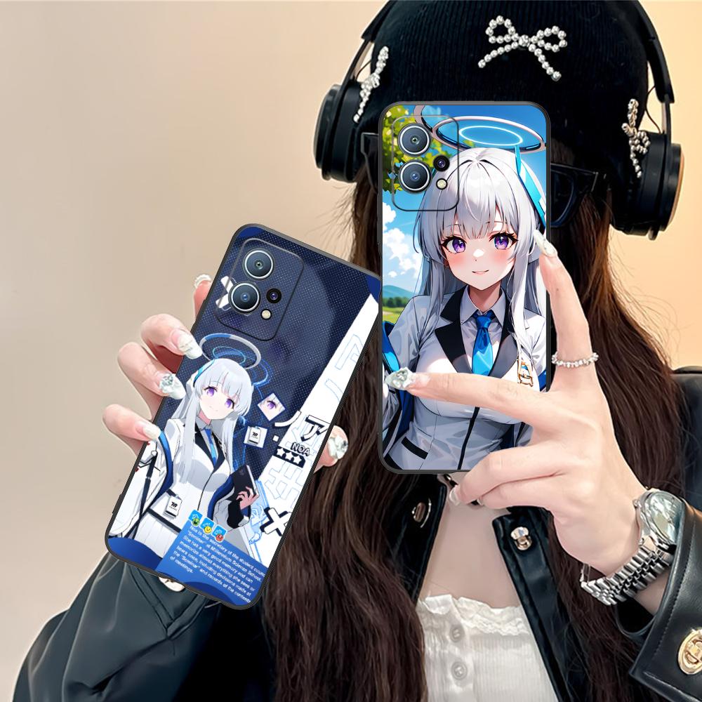 Blue Archive Ushio Noa Phone Case for Huawei P60 P50 P40 P30 P20 P10 P9 P8 Pro Lite Plus Colorful Printing Cover Luxury Cover