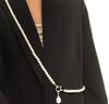 Statement Imitation Pearls Long Necklace For Women Personality Chains Big Pendant Collares Jewelry Gifts