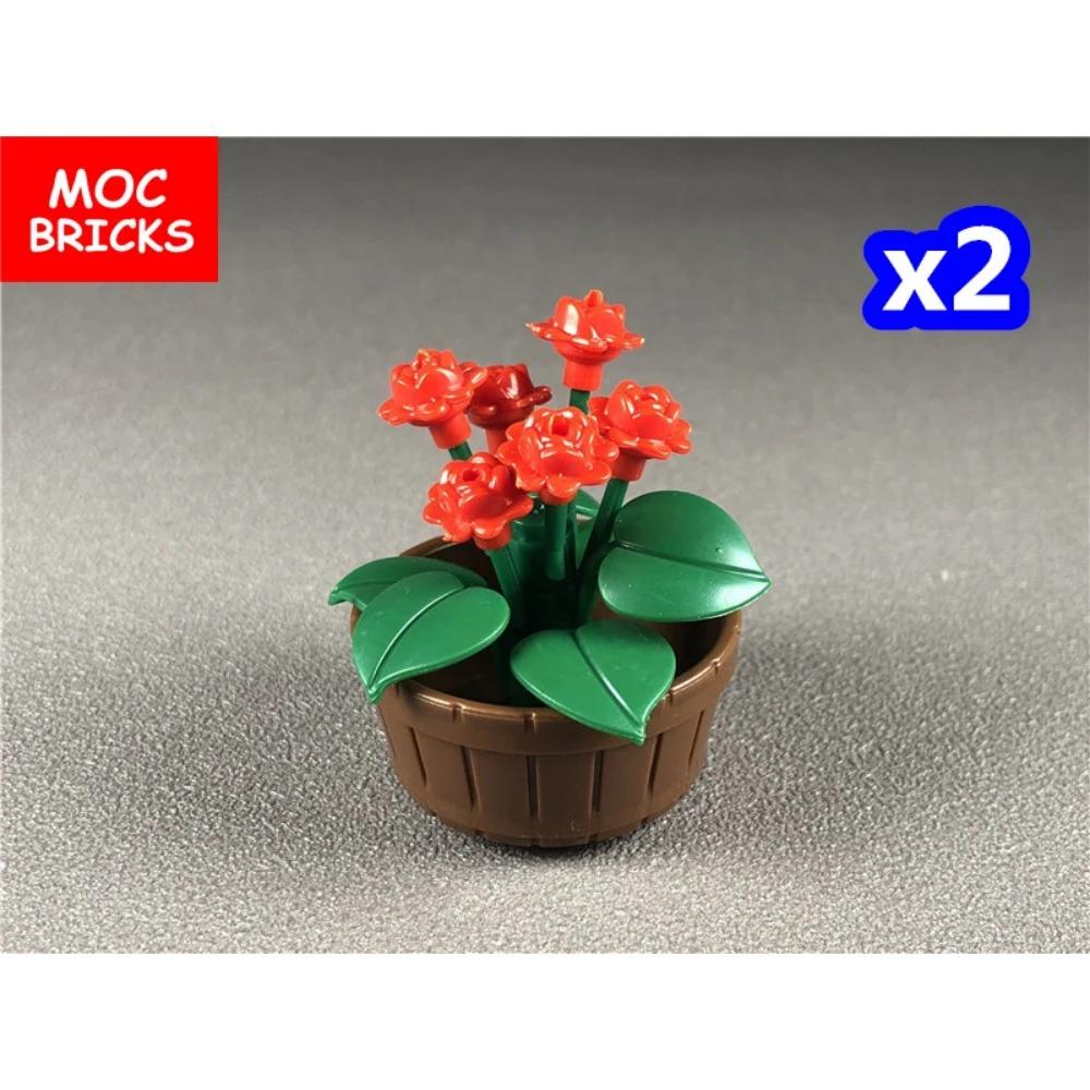 MOC Bricks Bike Notebook Camera Dollar Luggage Trash Bottle City Accessories View DIY Educational Building Blocks Friends Gifts