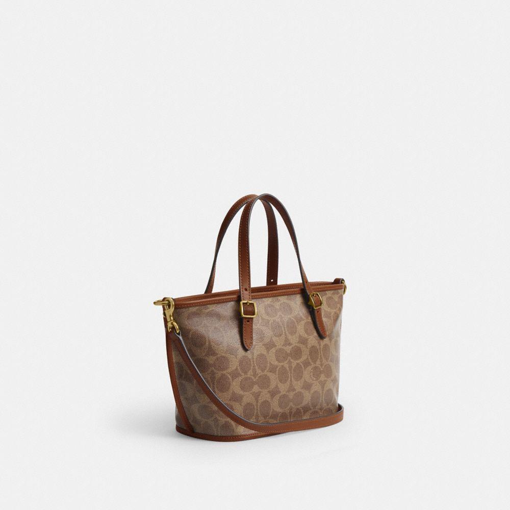 Coach Taxi Tote Bag 21 In Signature Canvas Ccd94 B4Ylr