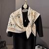 Fashion Printed Square Scarf Women Neck Shawl For Daily Wear