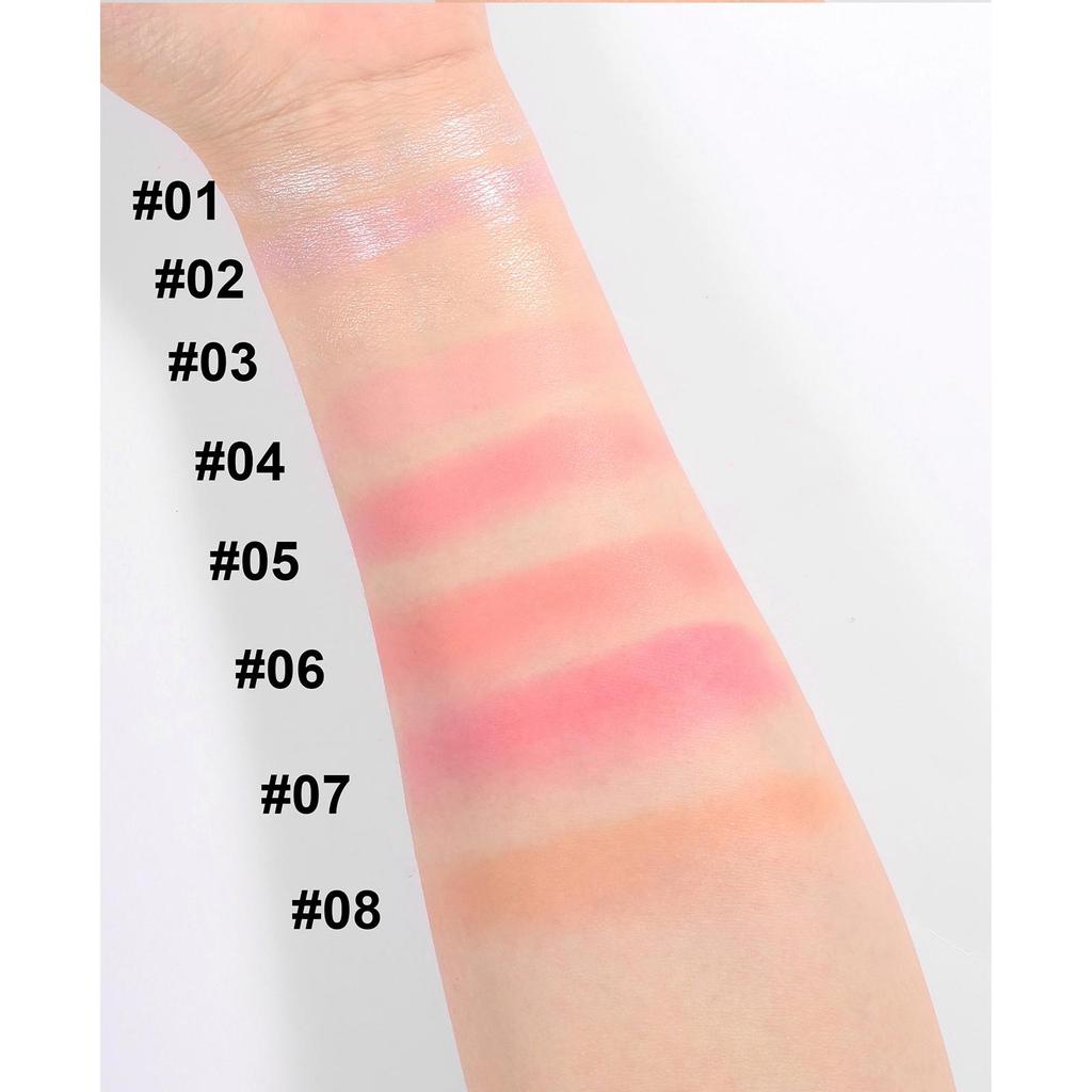 HANDAIYAN Matte Glitter Fard Guancia Ombretto Blush Evidenziatore Stick Rouge Bronzer Impermeabile Penna Contorno Trucco