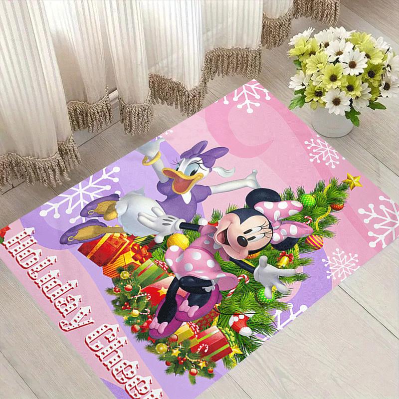 1 Stück Minnie Teppich, Schlafzimmer und Spielzimmer, Langlebig, Fleckenresistent und Leicht zu Reinigen, Wohnzimmer