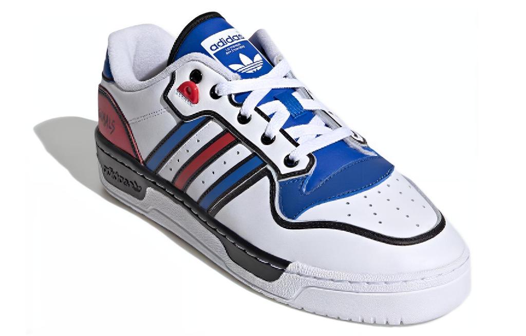 Adidas Rivalry Low 'White Blue Scarlet' FY3120