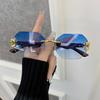 High Quality Fashion Square Sunglasses Women Men  Designer Cool Sun Glasses Female Outdoor Colorful Travel Sun Glasses