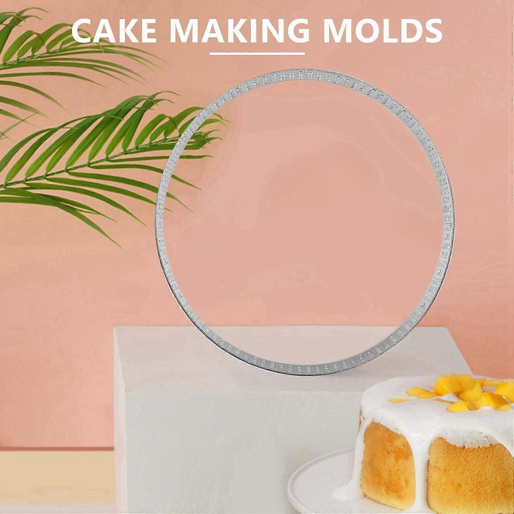 60 Pack Stainless Steel Tart Ring, Heat-Resistant Perforated Cake Mousse Ring, Round Ring Baking Doughnut Tools, 8cm
