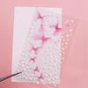 Neue Strass-Schmetterlings-Gesichtsaufkleber mit Perlen, temporäre Tattoo-Aufkleber, langlebig, wasserdicht, Glitzer-Lidschatten, Körper für Festival-Make-up
