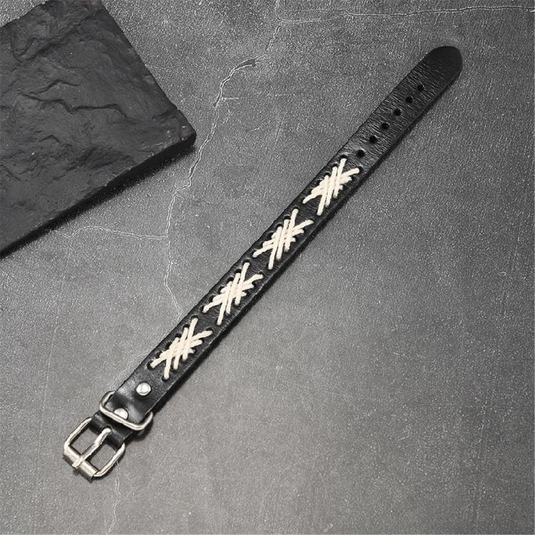 Braccialetto Regolabile in Pelle Intrecciata Con Decorazioni in Lega Braccialetto Punk Ispirato Elegante Braccialetto Per Uomini e Donne