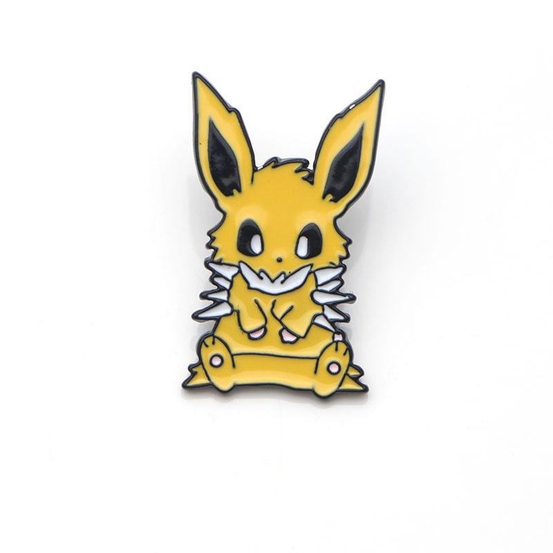 Anime Games Sylveon Pikachu Enamel Pins Collect Kawaii  Spirit Metal Cartoon Brooch Backpack Hat Bag Collar Lapel Badges