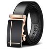 Trendy Youth & Middle-Aged Men's Genuine Leather Automatic Buckle Belt - Korean Style for Casual & Business Wear
